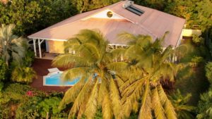 @VillaFalvert, vue aérienne de la villa