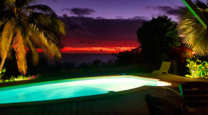 @VillaFalvert, coucher de soleil